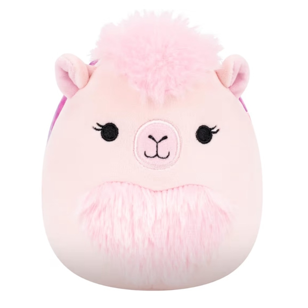 🆕 Squishmallows Original 5in Carlee The Light Pink Camel with Fuzzy Belly